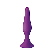 Анальна пробка з присоскою MAI Attraction Toys №33 Purple, довжина 11,5cм, діаметр 3см