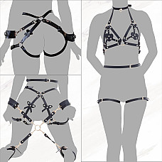 БДСМ-набор LOCKINK YEAHWOW Forced Nadu pose correction set