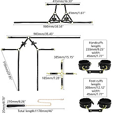 БДСМ-набор LOCKINK YEAHWOW Forced Nadu pose correction set