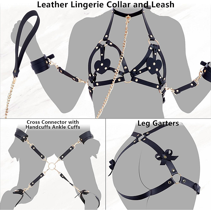 БДСМ-набор LOCKINK YEAHWOW Forced Nadu pose correction set