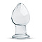 Скляна анальна пробка Gildo Glass Buttplug No. 26