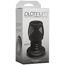 Анальный туннель Doc Johnson Platinum Premium Silicone — The Stretch — Medium — Black