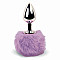 Анальная пробка FeelzToys - Bunny Tails Butt Plug Purple