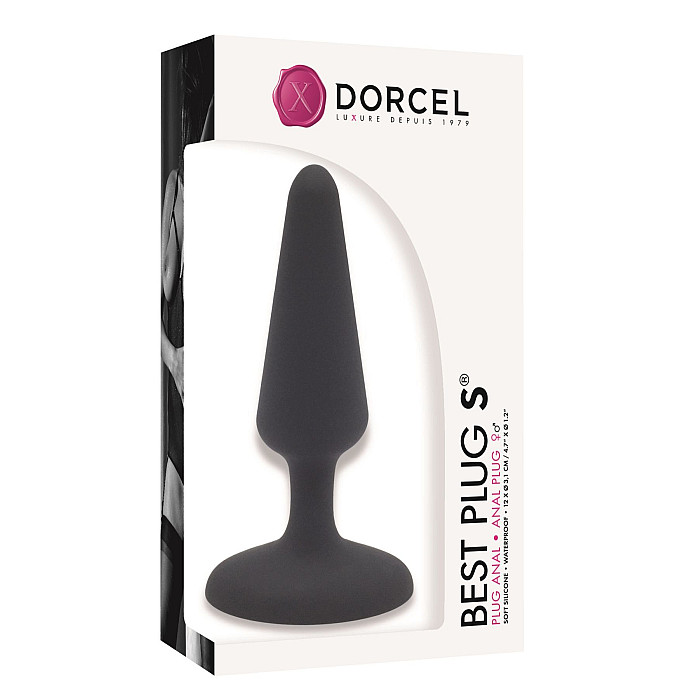 Анальна пробка Dorcel Best Plug S м'який soft-touch силікон, макс. діаметр 3,1 см