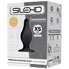 Анальна пробка SilexD (Model 2 size XS) двошаровий, силікон+Silexpan, діаметр 2,9 см