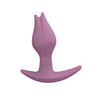 Анальна пробка Fun Factory BOOTIE FEM, рожева, у вигляді бутона, діаметр 2,9 см, тонкий обмежувач