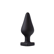 Анальная пробка Blush Temptasia – Fuck Me Anal Plug – Black, основание в виде сердечка