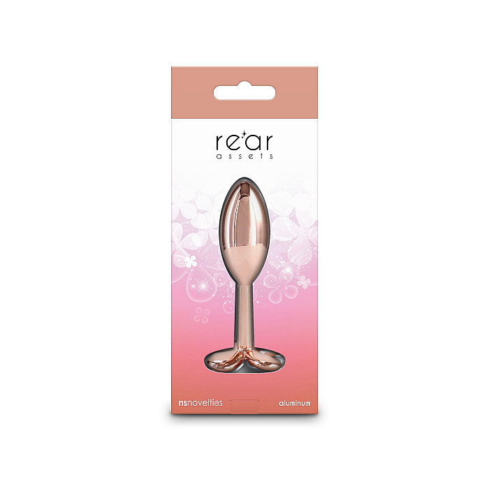 Анальная пробка NS Novelties Rear Assets - Clover - Rose Gold