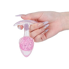Анальна пробка Liebe Seele Icecream-shaped Crystal Anal Plug - Pink Small