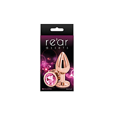 Анальна пробка NS Novelties Rear Assets - Rose Gold - Medium - Pink