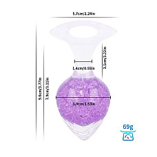 Анальна пробка Liebe Seele Heart-shaped Crystal Anal Plug - Purple Medium