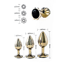 Набор анальных пробок LOCKINK YEAHWOW Nympho Butt Plug Set
