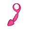 Анальная пробка Adrien Lastic Budy Pink со стимулирующей ножкой, макс. диаметр 2,5см