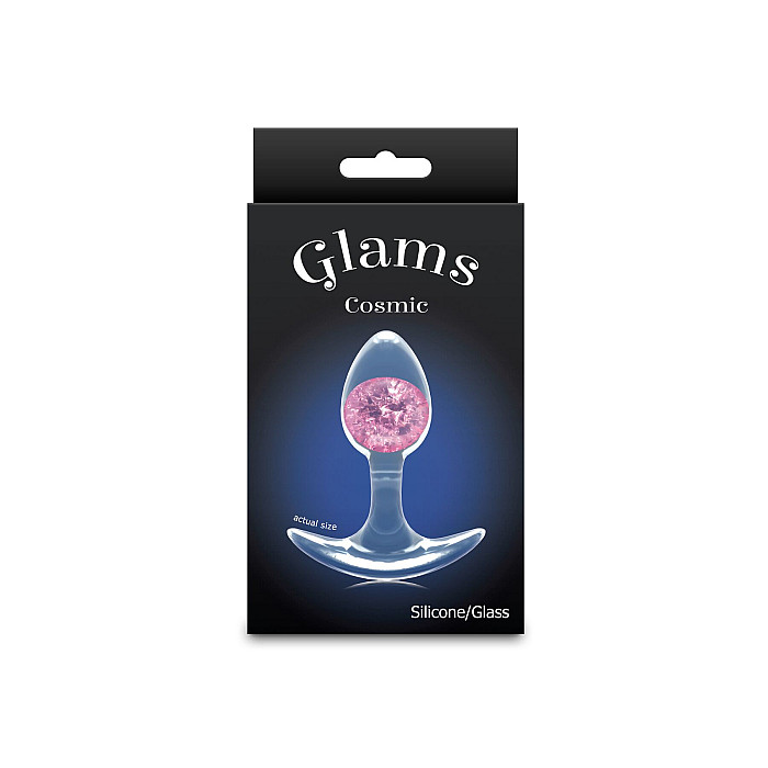 Анальна пробка NS Novelties Cosmic Glams - Small - Pink