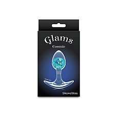 Анальна пробка NS Novelties Cosmic Glams - Small - Blue