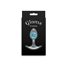 Анальна пробка NS Novelties Cosmic Glams - Small - Blue