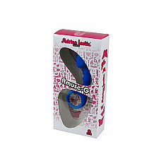 Анальна пробка Adrien Lastic Budy Blue із стимулюючою ніжкою, макс. діаметр 2,5 см