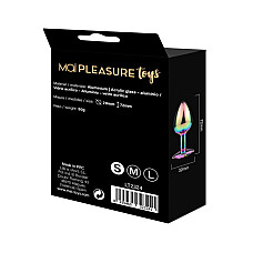 Металева анальна пробка MAI Attraction Toys №72 Rainbow