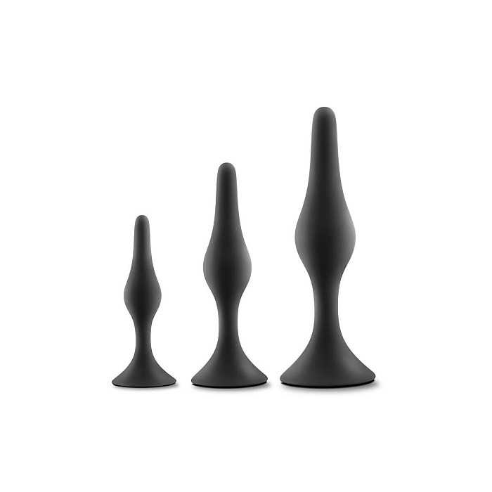 Набор анальных пробок Blush Luxe Beginner Plug Kit Black