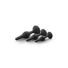 Набор анальных пробок Blush Luxe Beginner Plug Kit Black