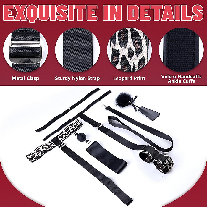 БДСМ-набор LOCKINK YEAHWOW Armbinder Restraint Set Black