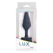 Анальная пробка Lux Active Twist Plug Large Blue