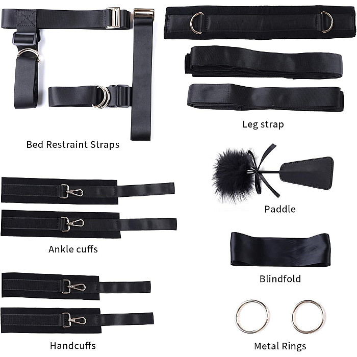 БДСМ-набор LOCKINK YEAHWOW Bed Restraint set