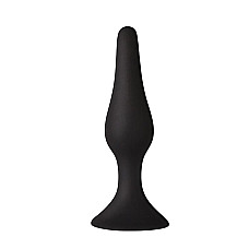 Анальная пробка на присоске MAI Attraction Toys №34 Black, длина 12,5см, диаметр 3,2см