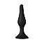Анальна пробка з присоскою MAI Attraction Toys №34 Black, довжина 12,5см, діаметр 3,2см