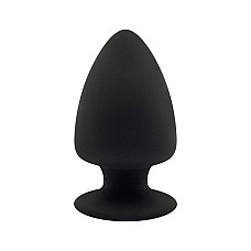Анальная пробка SilexD (Model 1 size M) двухслойная, силикон+Silexpan, диаметр 6,2 см