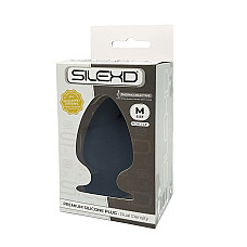 Анальная пробка SilexD (Model 1 size M) двухслойная, силикон+Silexpan, диаметр 6,2 см