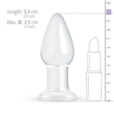 Стеклянная анальная пробка Gildo Glass Buttplug No. 24