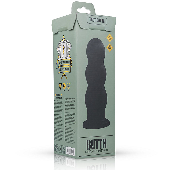 Анальная пробка BUTTR - Tactical III Butt Plug