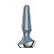 Анальна смарт-вібропробка Satisfyer Plug-ilicious 2 Ice Blue