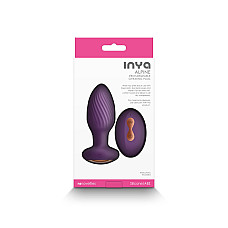 Анальна пробка з вібрацією NS Novelties INYA - Alpine - Purple