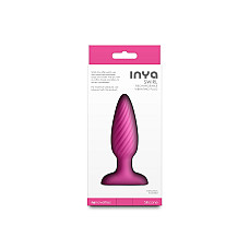 Анальная пробка с вибрацией NS Novelties INYA - Swirl - Pink