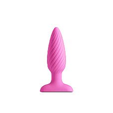 Анальная пробка с вибрацией NS Novelties INYA - Swirl - Pink