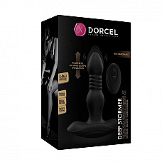Анальная пробка с вибрацией и пульсацией Dorcel DEEP STORMER