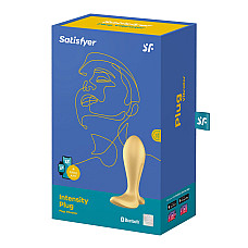 Анальная смарт-пробка с вибрацией Satisfyer Intensity Plug Gold
