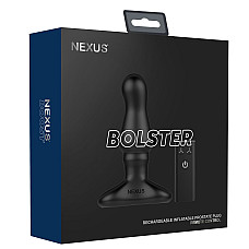 Анальна вібропробка Nexus Bolster з надувною головкою для чоловіків, пульт ДК