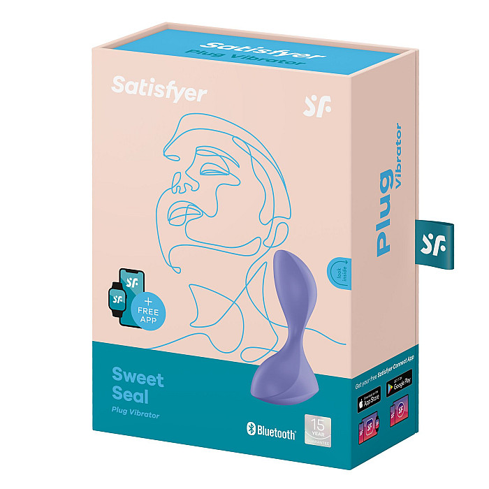 Анальная смарт-пробка с вибрацией Satisfyer Sweet Seal Lilac