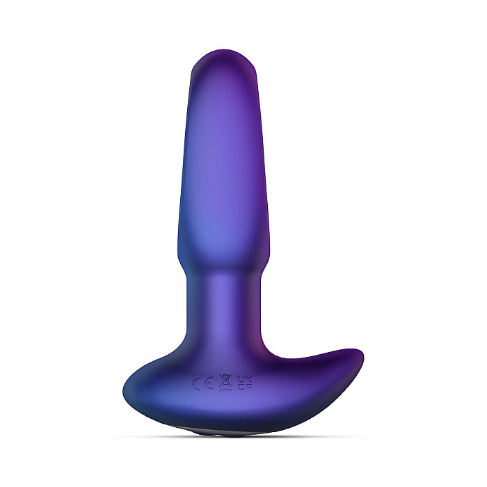Анальная пробка с виброязычком Hueman - Voyager Butt Plug With Tapping