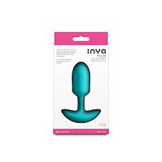 Анальна пробка з вібрацією NS Novelties INYA - Pulse - Teal