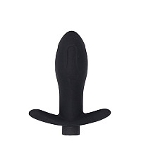 Анальная пробка с вибрацией MAI Attraction Toys №87 Black перезаряжаемая, длина 11см, диаметр 3,5см