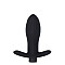 Анальна пробка з вібрацією MAI Attraction Toys №87 Black перезаряджаєма, длина 11см, диаметр 3,5см