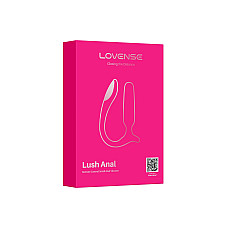 Анальная смарт-вибропробка Lovense Lush Anal, очень мощная, LED-подсветка