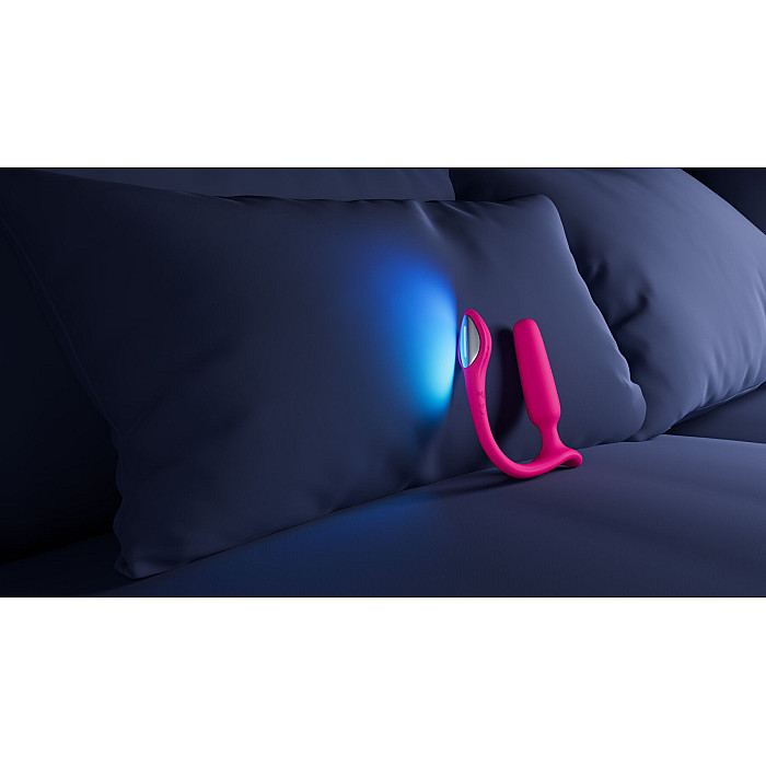 Анальная смарт-вибропробка Lovense Lush Anal, очень мощная, LED-подсветка