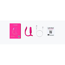 Анальная смарт-вибропробка Lovense Lush Anal, очень мощная, LED-подсветка