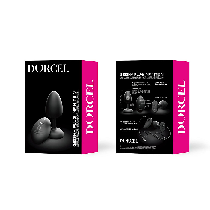 Анальна вібропробка Dorcel GEISHA PLUG INFINITE M