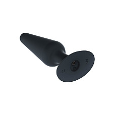 Анальная пробка с вибрацией Dorcel Best Vibe Plug M, макс. диаметр 4,1см, soft-touch силикон